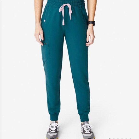 ISO FIGS High Waisted Zamora Caribbean Blue XS Regular - Picture 1 of 2